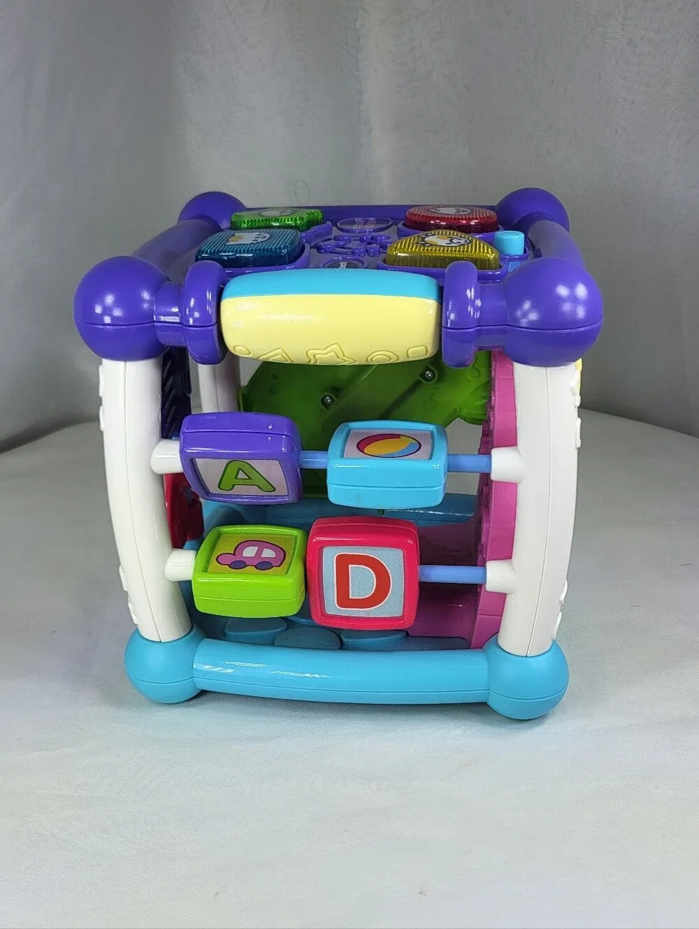 V-Tech Busy Learners Activity Cube - Purple Multi-Activity Learning Toy